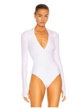 ALIX NYC  Monterey Bodysuit in White Small NWT